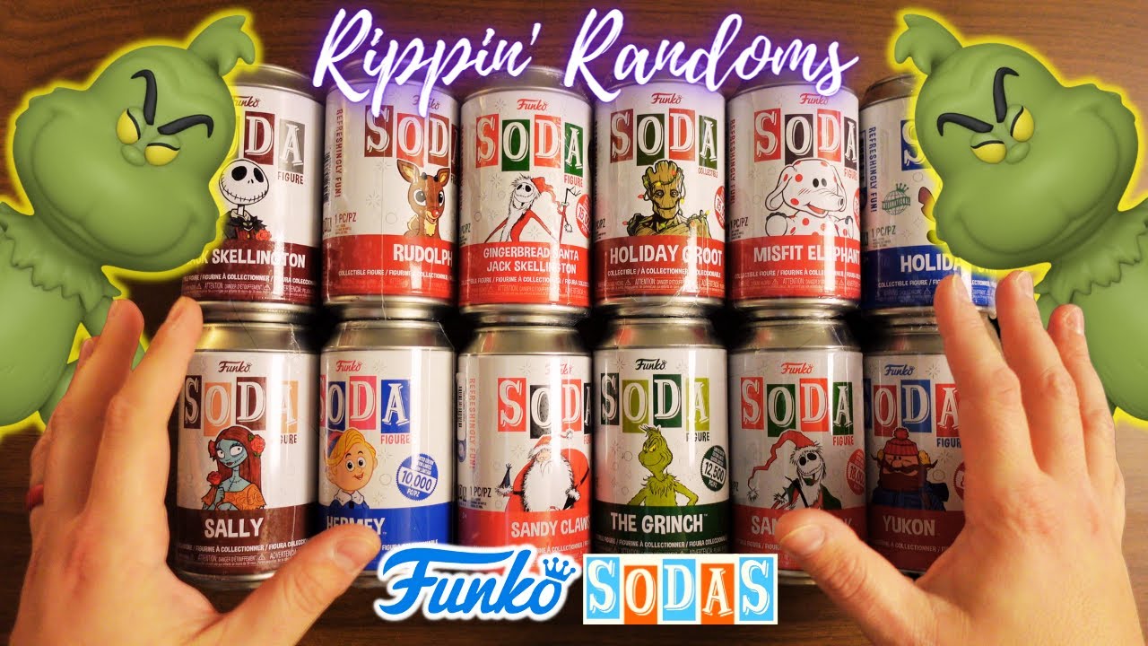 Christmas Funko Sodas! | Opening 12 X-Mas Holiday Funko Soda Figures