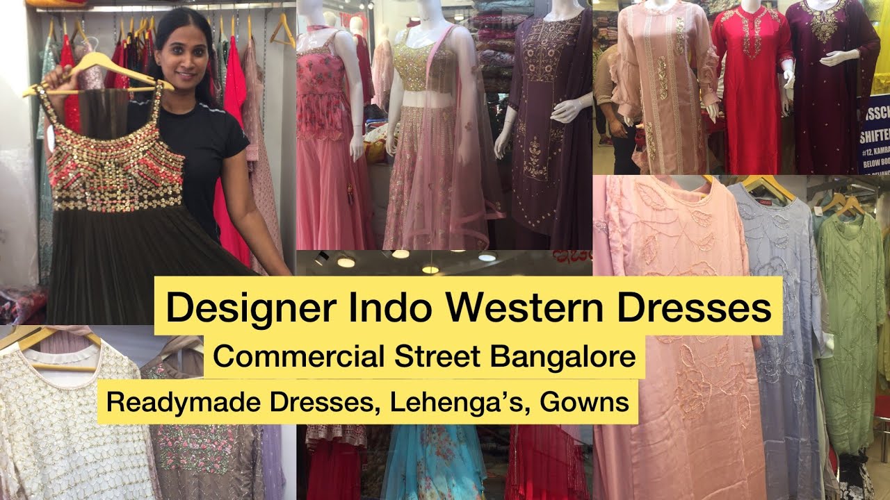 Indo Western Collection | Readymade Dresses | Commercial Street Bangalore | Wedding Collections