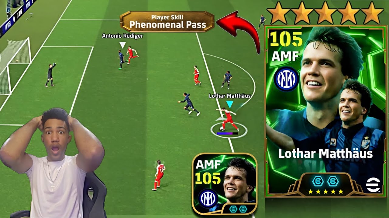 Matthäus de MAT é simplesmente absurdo no eFootball 2026 Mobile”