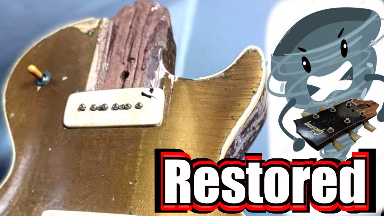 The 1952 Gibson Les Paul Destroyed By A Tornado Has Been Restored! | Jared James Nichols 
