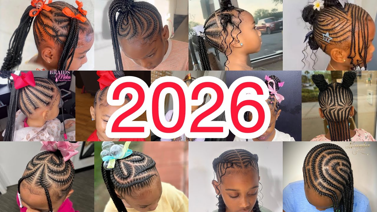 ‼️2026 Latest Natural African Hairstyles For Little Girls🔥Super Easy & Tension Free