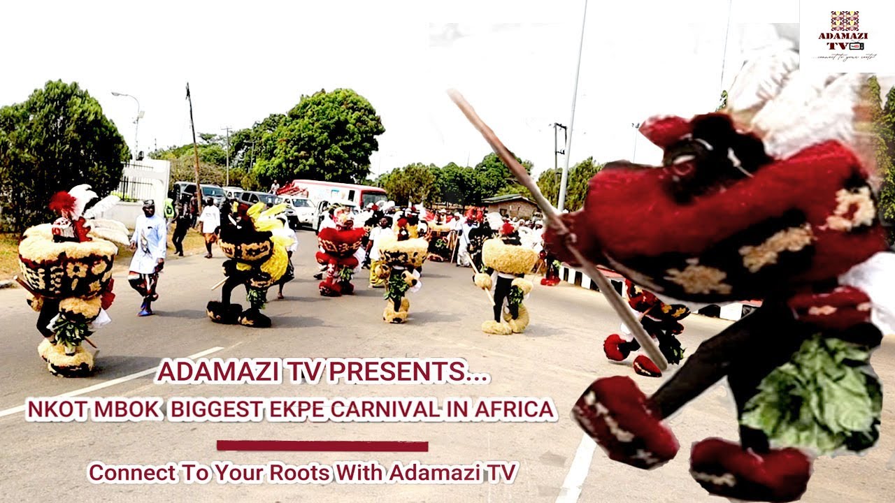 Nkot Mbok Biggest Ekpe Street Carnival In Africa 🌍 ||  My Culture My Pride || Adamazi TV In Calabar