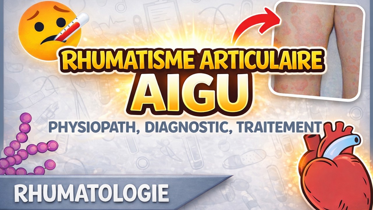 Le Rhumatisme Articulaire Aigu (RAA) Expliqué Très Simplement : Physiopath, Diagnostic, Traitement