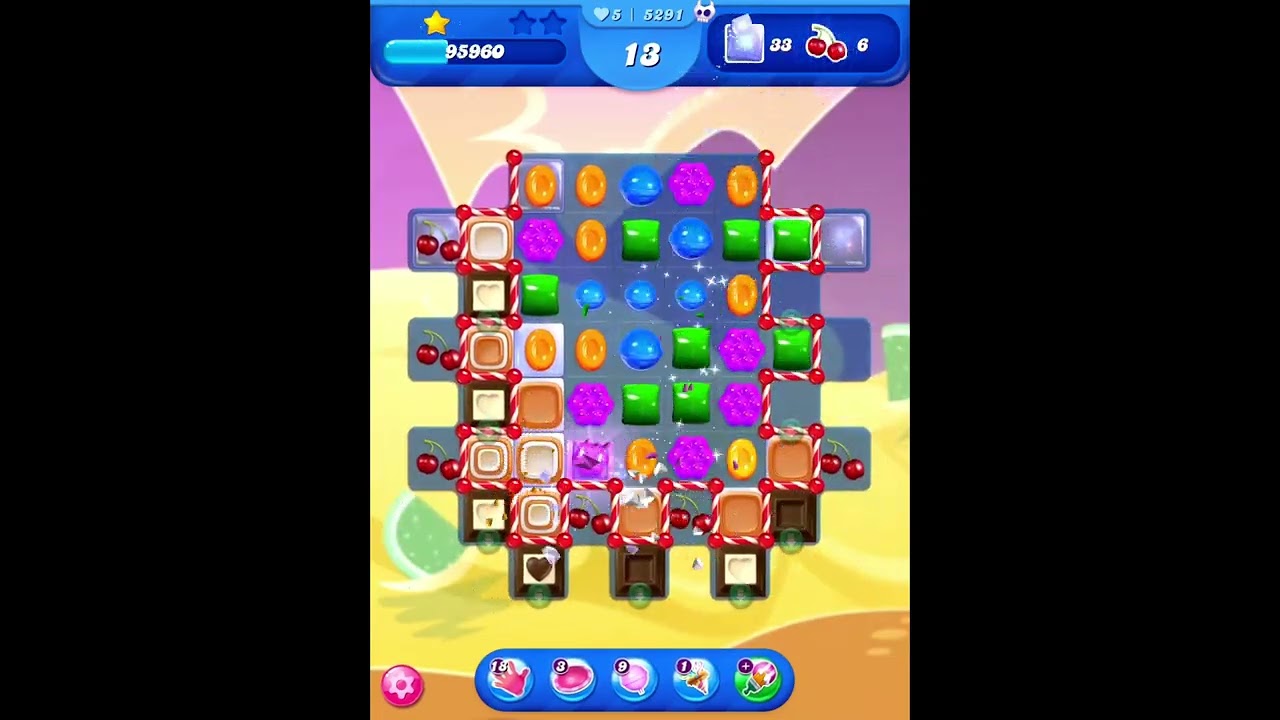 PLAY LEVEL 5291 OF CANDY CRUSH SAGA WITHOUT BOOSTERS | Our tips and tricks