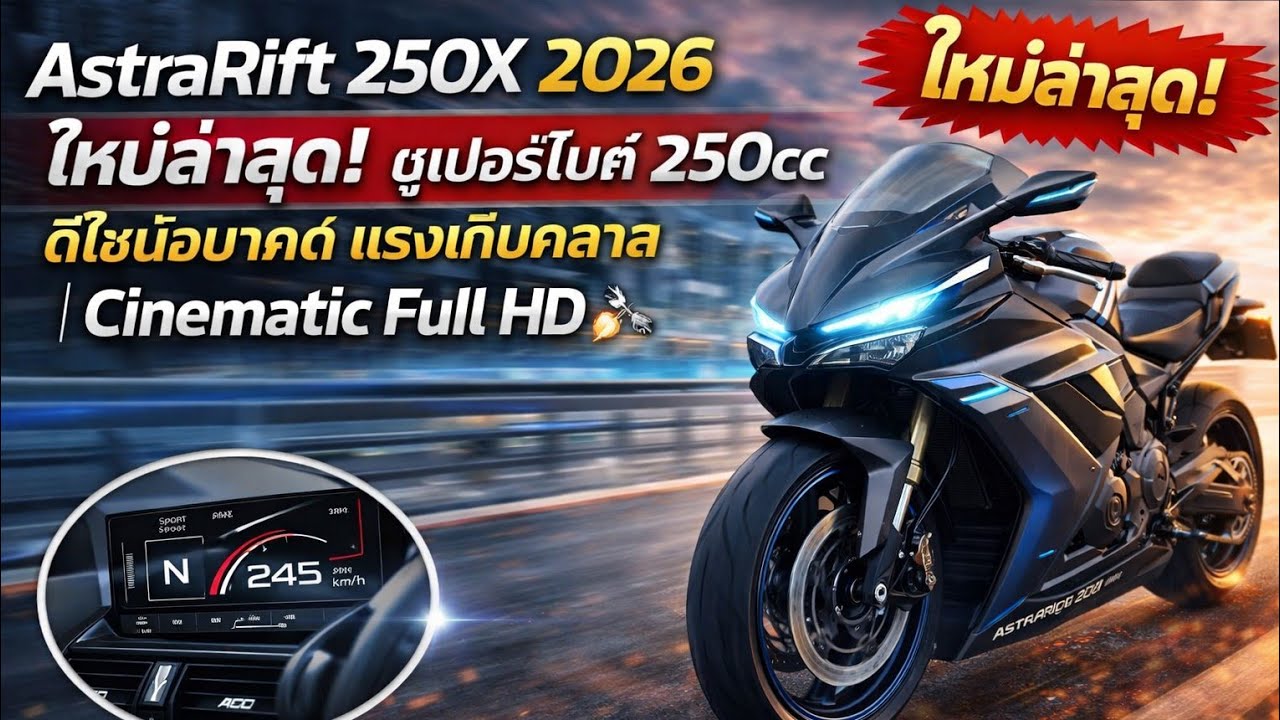 AstraRift 250X ⚡ A Futuristic 250cc Superbike Redefining Speed | Cinematic Full HD