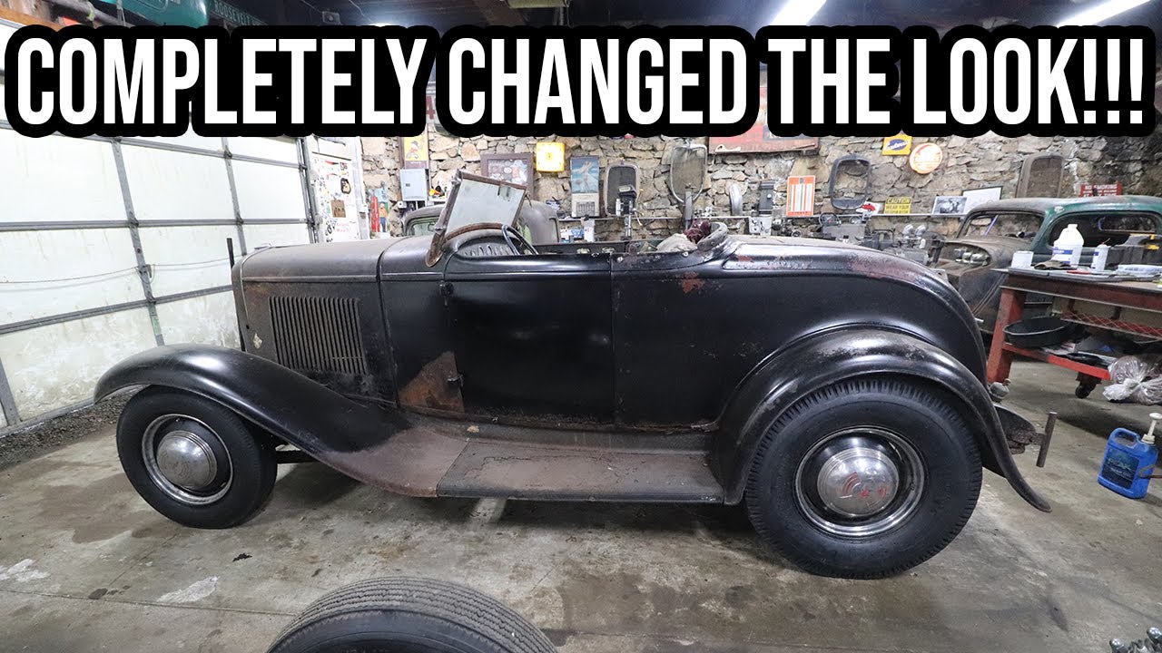 The DeLorean 1932 Ford Roadster Looks Amazing With The Correct Wheels and Tires!!!