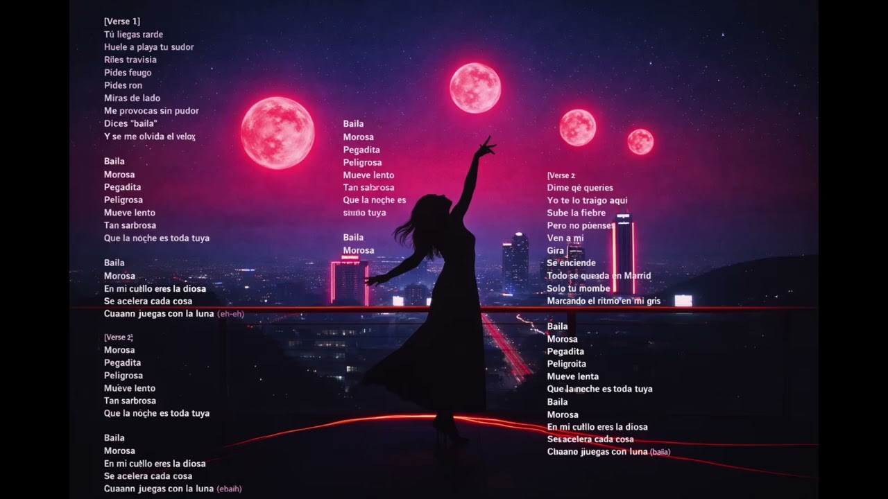💃Baila Morosa 🌕 Neon Moon Fever (Latin EDM Groove)