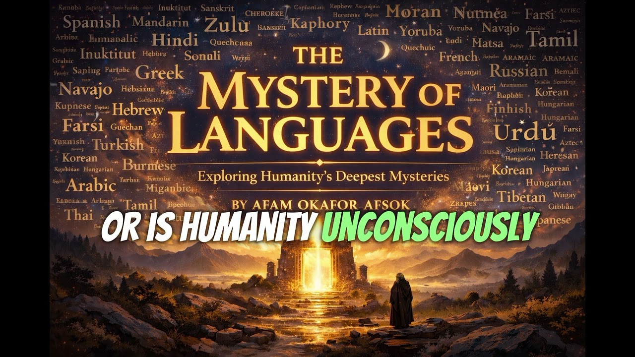 THE MYSTERY OF LANGUAGES. Exploring one of humanity's deepest mysteries. 