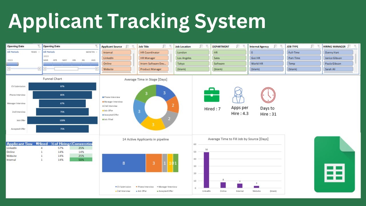 learn how to create an applicant tracking system