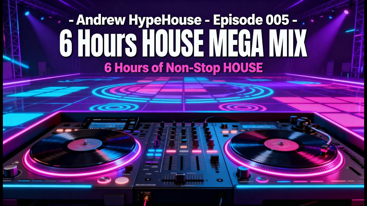 Andrew HypeHouse - Episode 005  [ 6 Hours HOUSE MEGA MIX ]