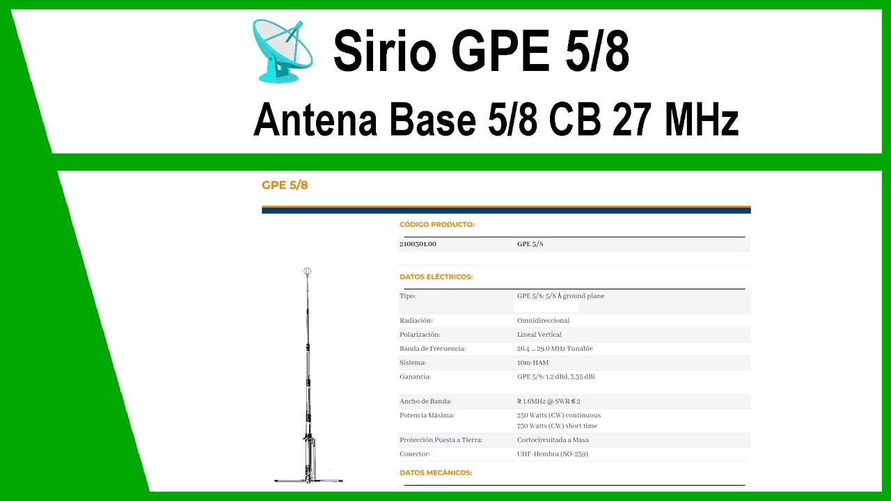 📡 GPE 5/8 🆚 Media Onda ¿Cuál elegir?
