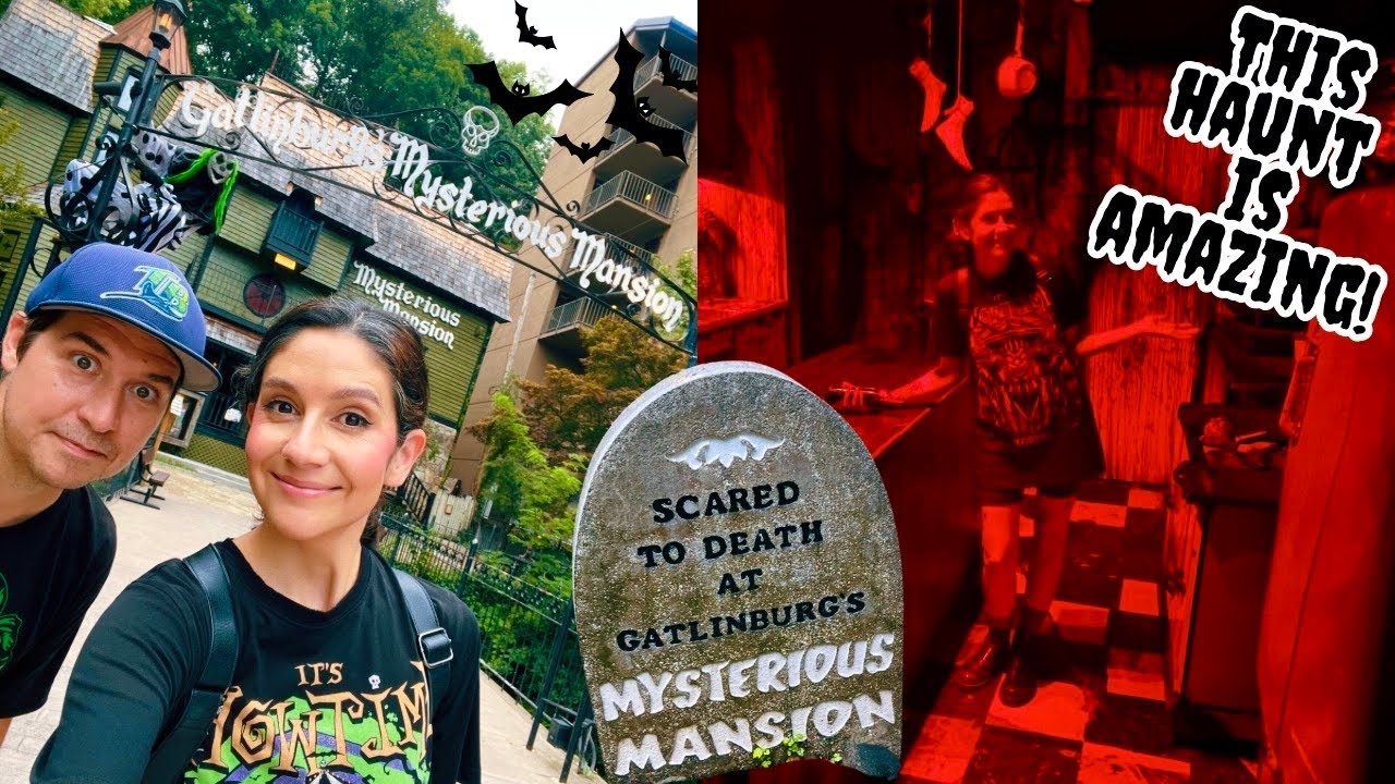 Gatlinburg’s Mysterious Mansion!👻 Rare Look INSIDE this AMAZING Tennessee Haunt!🦇 My First Time!🖤