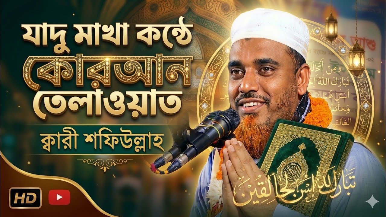 যাদু মাখা কণ্ঠে কোরআন তেলাওয়াত | Emotional Quran Recitation | মুফতি ক্বারী শফিউল্লাহ | Tilawat 