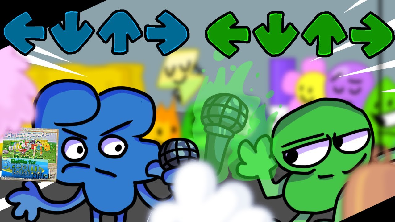 Abuse But Four and Two Sing It (обложка FNF/BFDI/рескин)