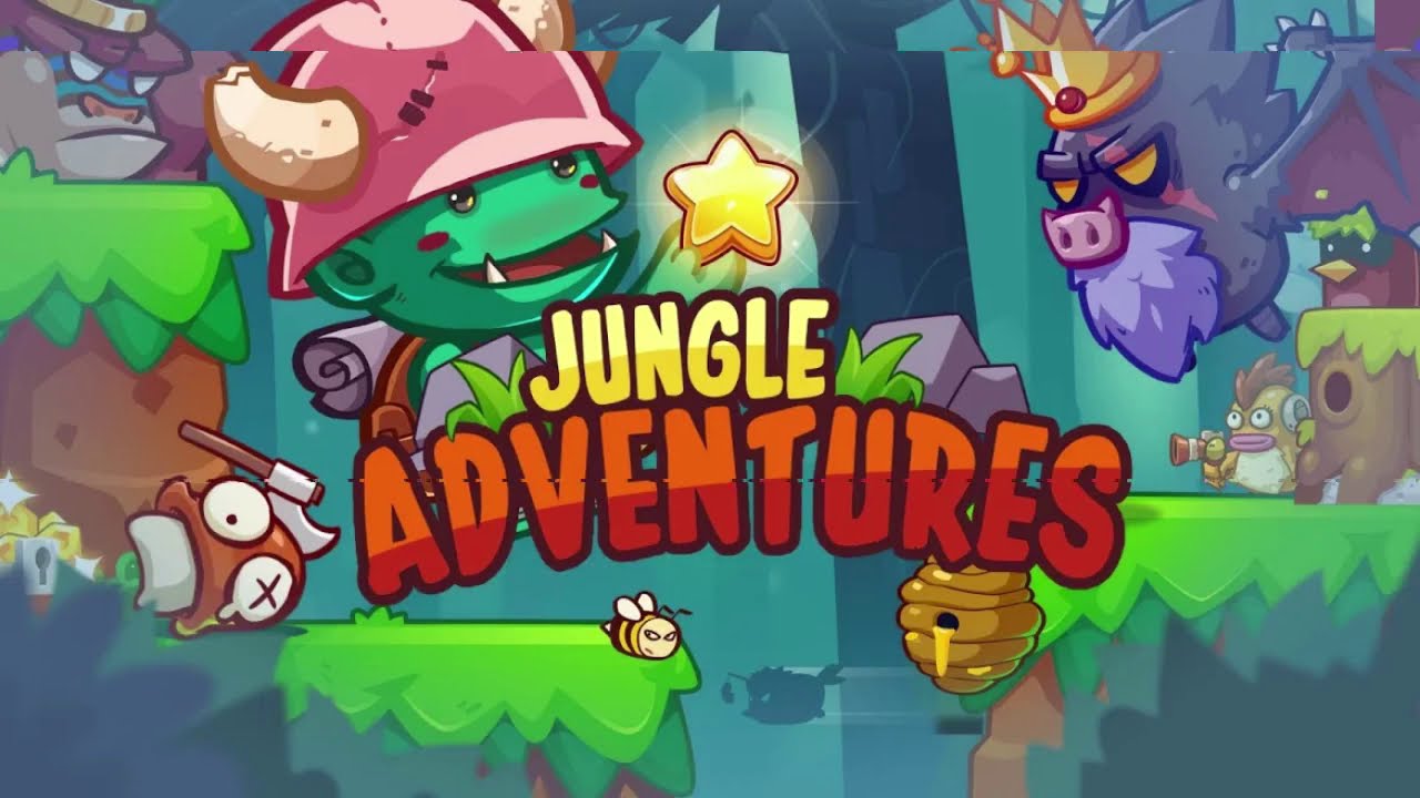 Jungle Adventures: Super World | level 1-8 flipy bush | Cerise Games