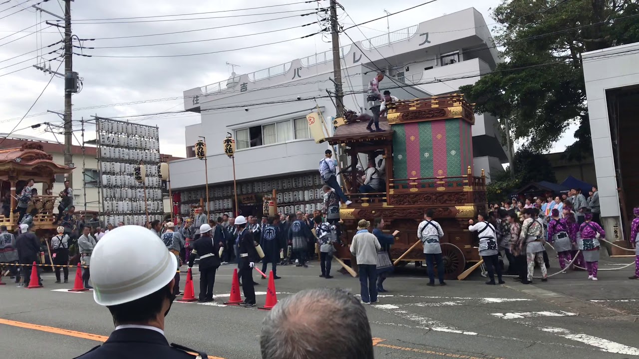 平成30年富士宮まつり秋宮 磐穂木の花×磐穂悪王子競り合い