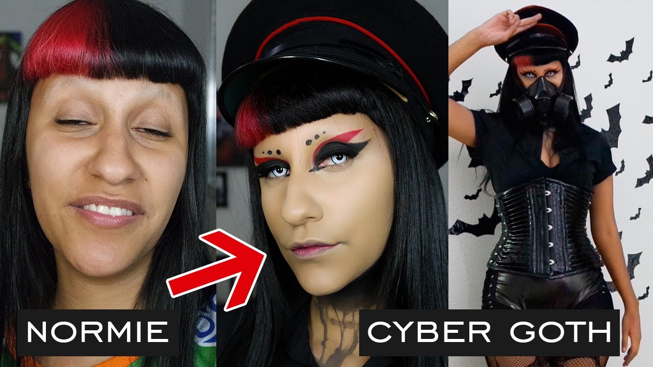 SE ARRUME COMIGO: CYBER GOTH INDUSTRIAL - Make e Look | NOSFEROTIKA