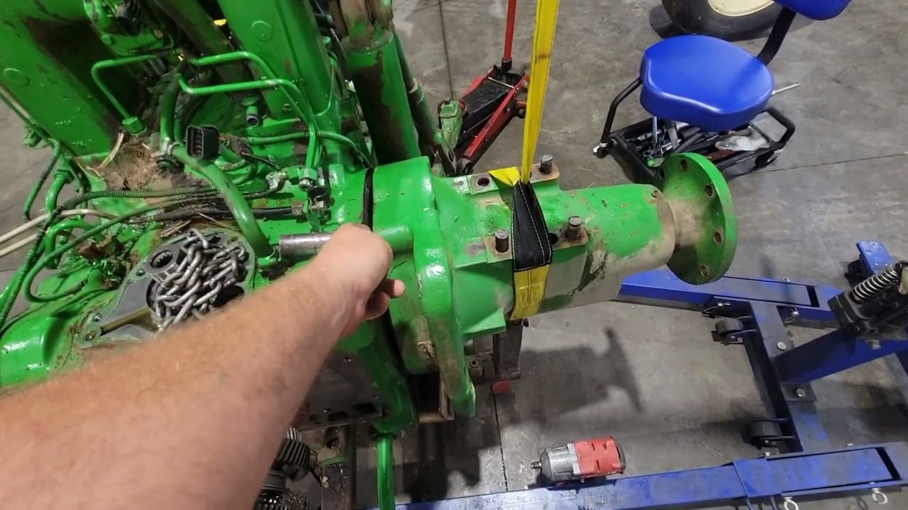 John deere 6220 transmission repair and first test drive.
