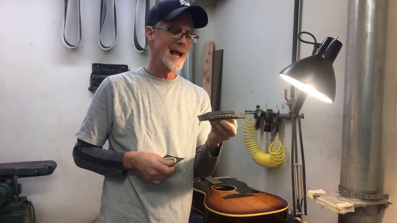 In The Shop: Replacing the Bridge on a 1963 Gibson LG-1 | Elderly Instruments