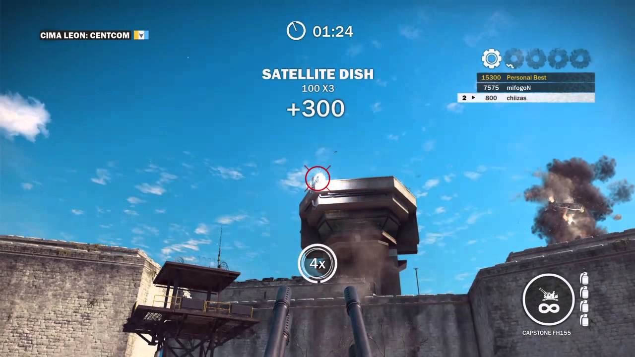 Just Cause 3 Grapple frenzy challenge 5 gears