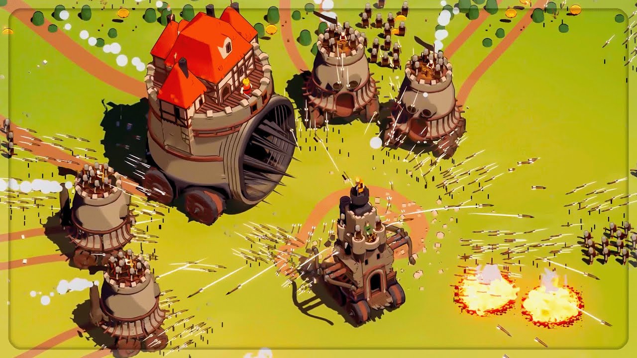 I UPGRADED My CASTLE Fortress To CONSUME INSANELY MASSIVE BOSSES in Wanderburg
