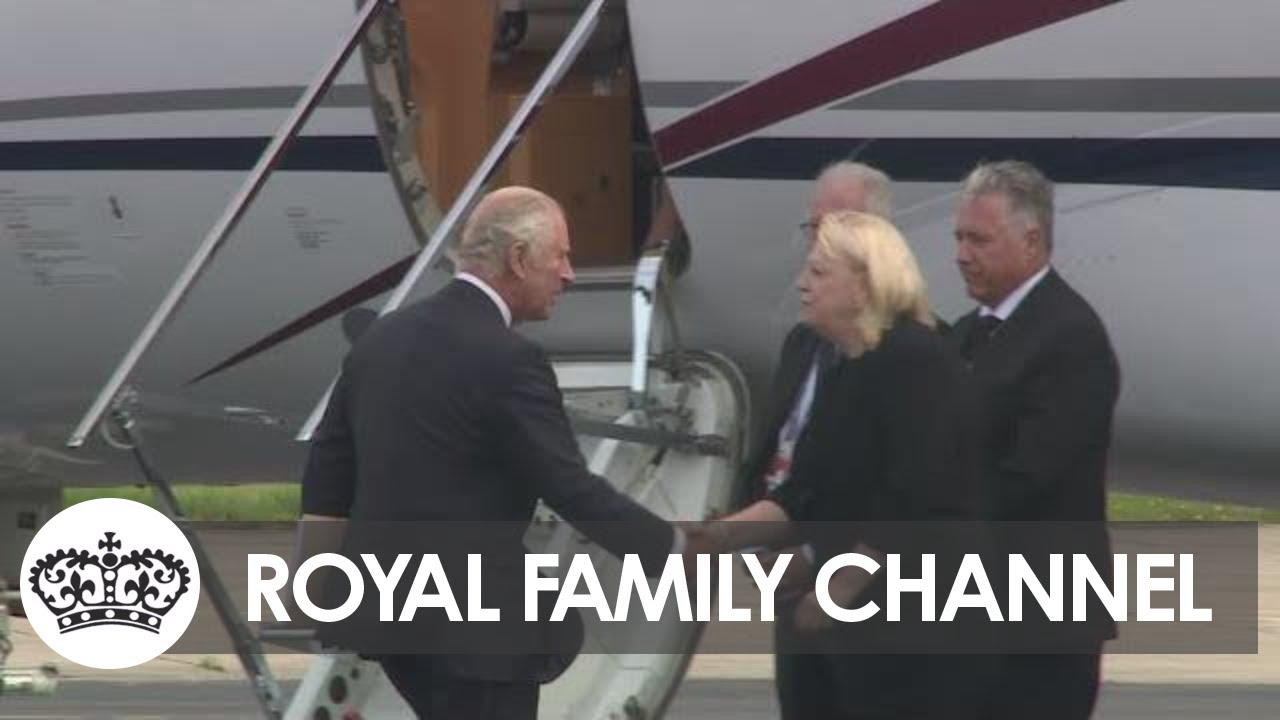 First Glimpse of the New King as Charles Departs Scotland