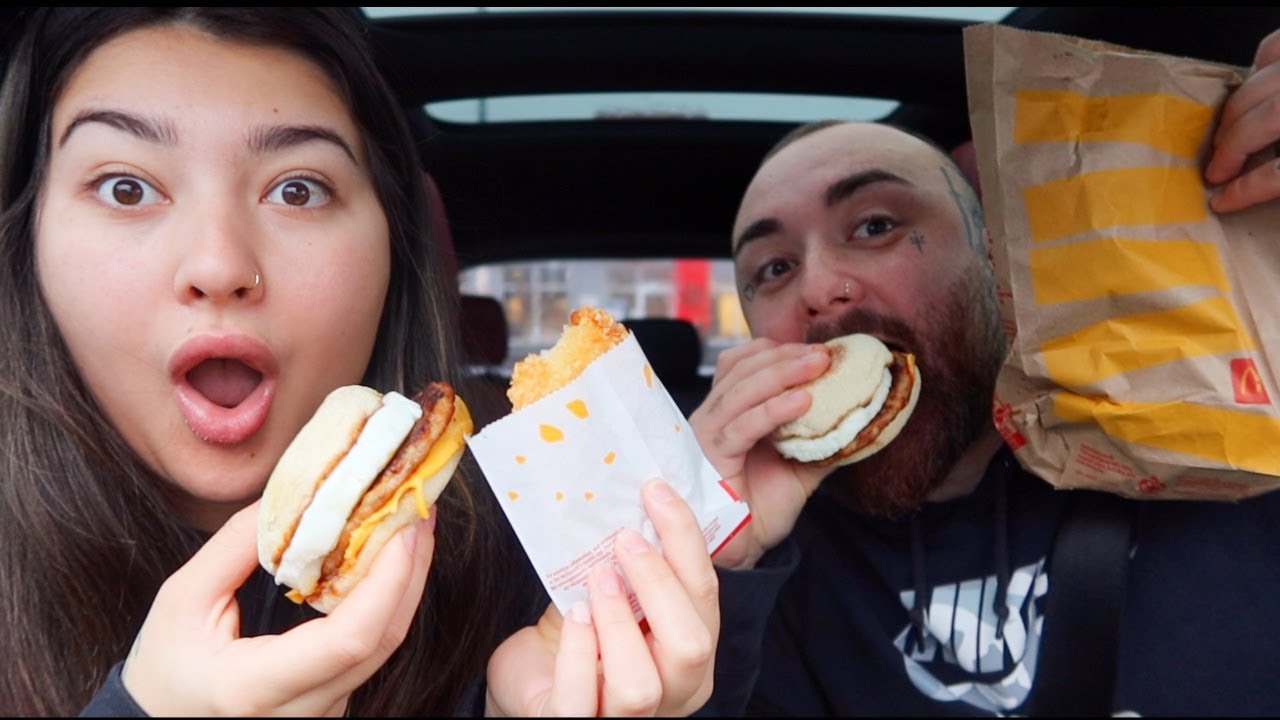 WE'RE BACK!! • MCDONALD'S BREAKFAST MUKBANG