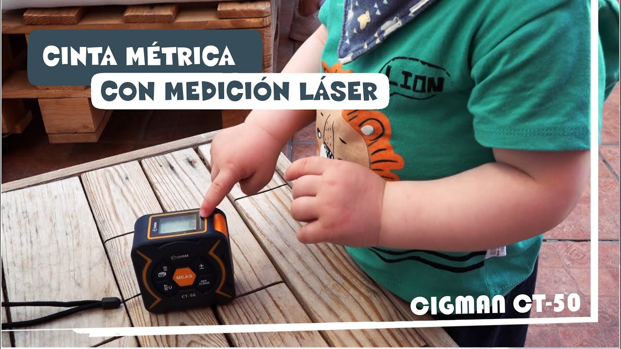 cinta métrica FLEXÓMETRO con LÁSER Cigman