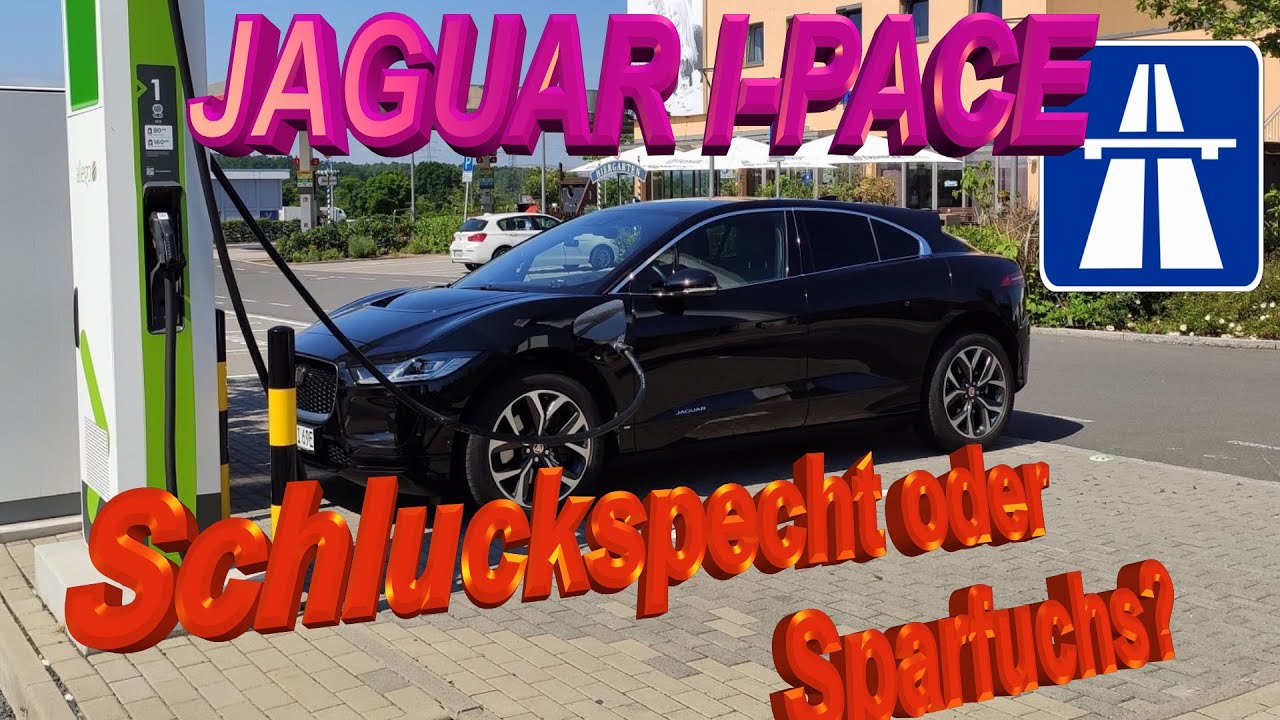 Autobahn-Verbrauch JAGUAR I-PACE bei 100 km/h bzw. 130 km/h! Schluckspecht oder Sparfuchs? 😁