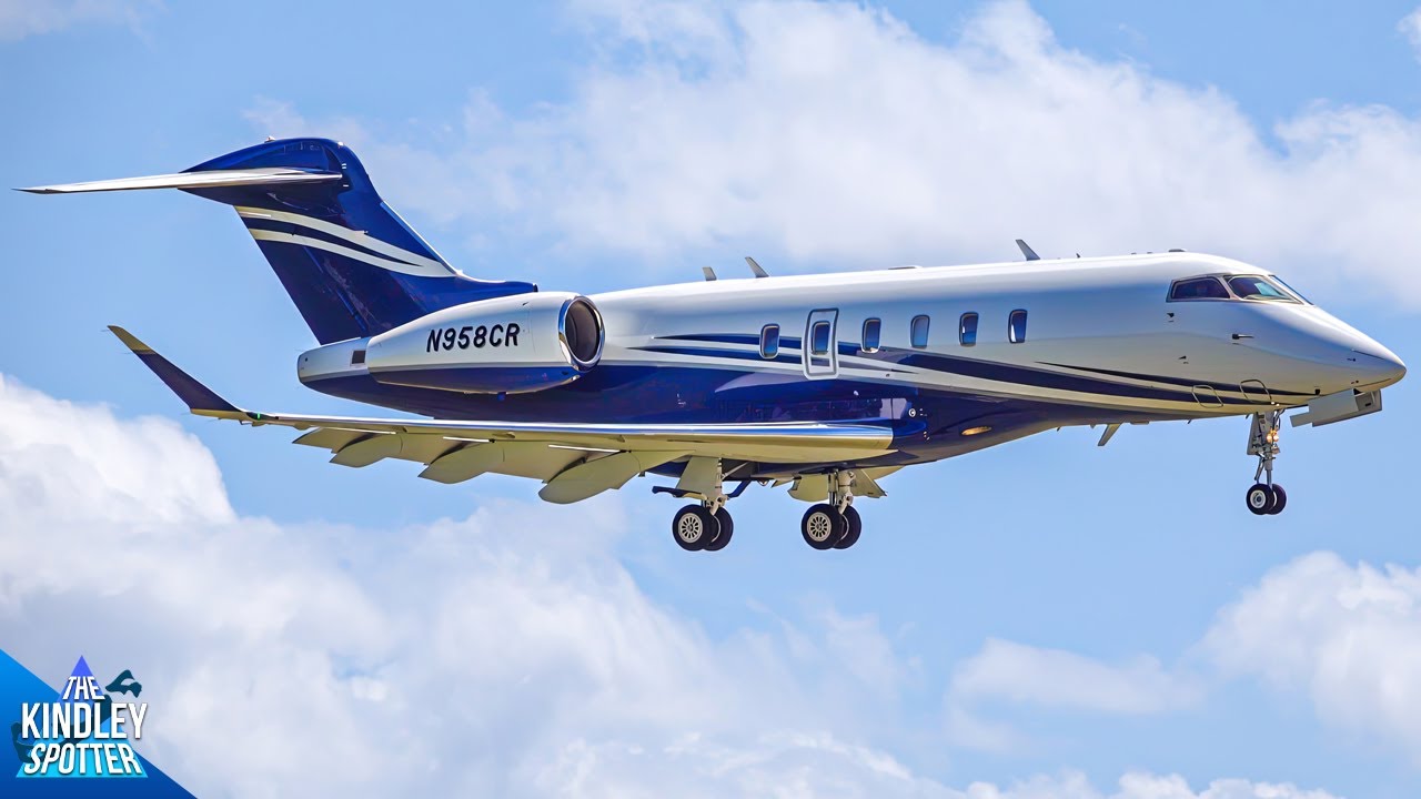 (4K) Beautiful CLOSE-UP Private & Business Jet Planespotting in Bermuda | FA7X, E35L, CL35s