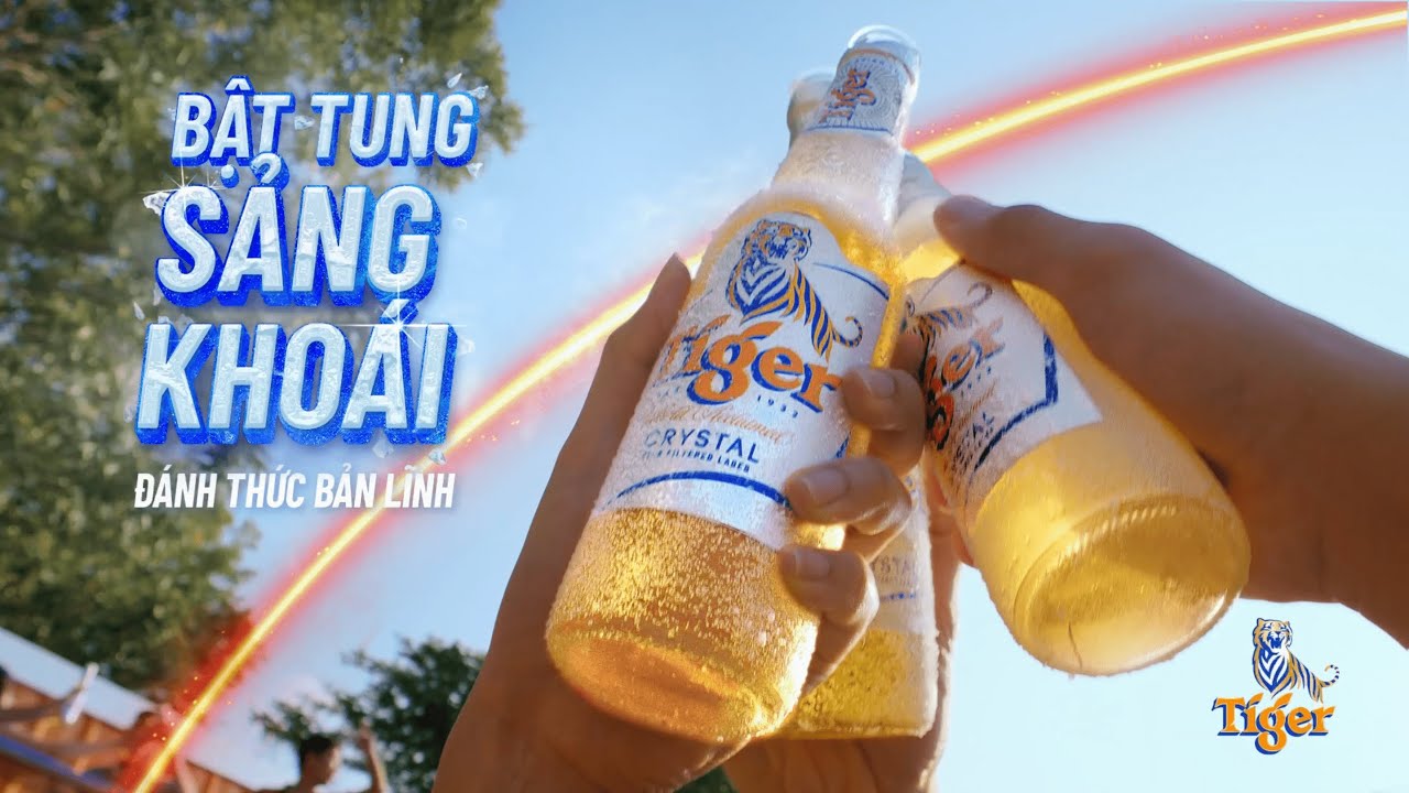 TIGER CRYSTAL BẬT TUNG SẢNG KHO&Aacute;I, Đ&Aacute;NH THỨC BẢN LĨNH - ABV 4,6%