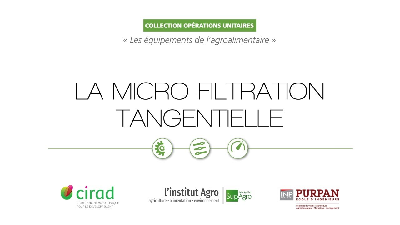 La micro filtration tangentielle