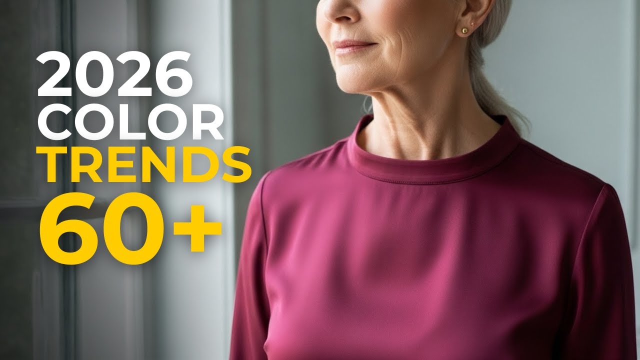 10 Colors That Will Be Trending In 2026 For Women Over 60.
