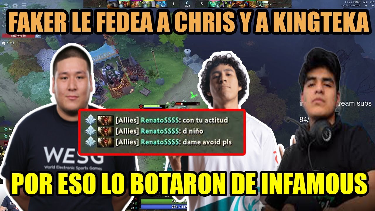 PICANTE! FAKER FEDEA PORQUE CHRIS LUCK NO LE DEJA MID Y KINGTEKA LO INSULTA + HISTORIA CON VP.GPK😂🌶️