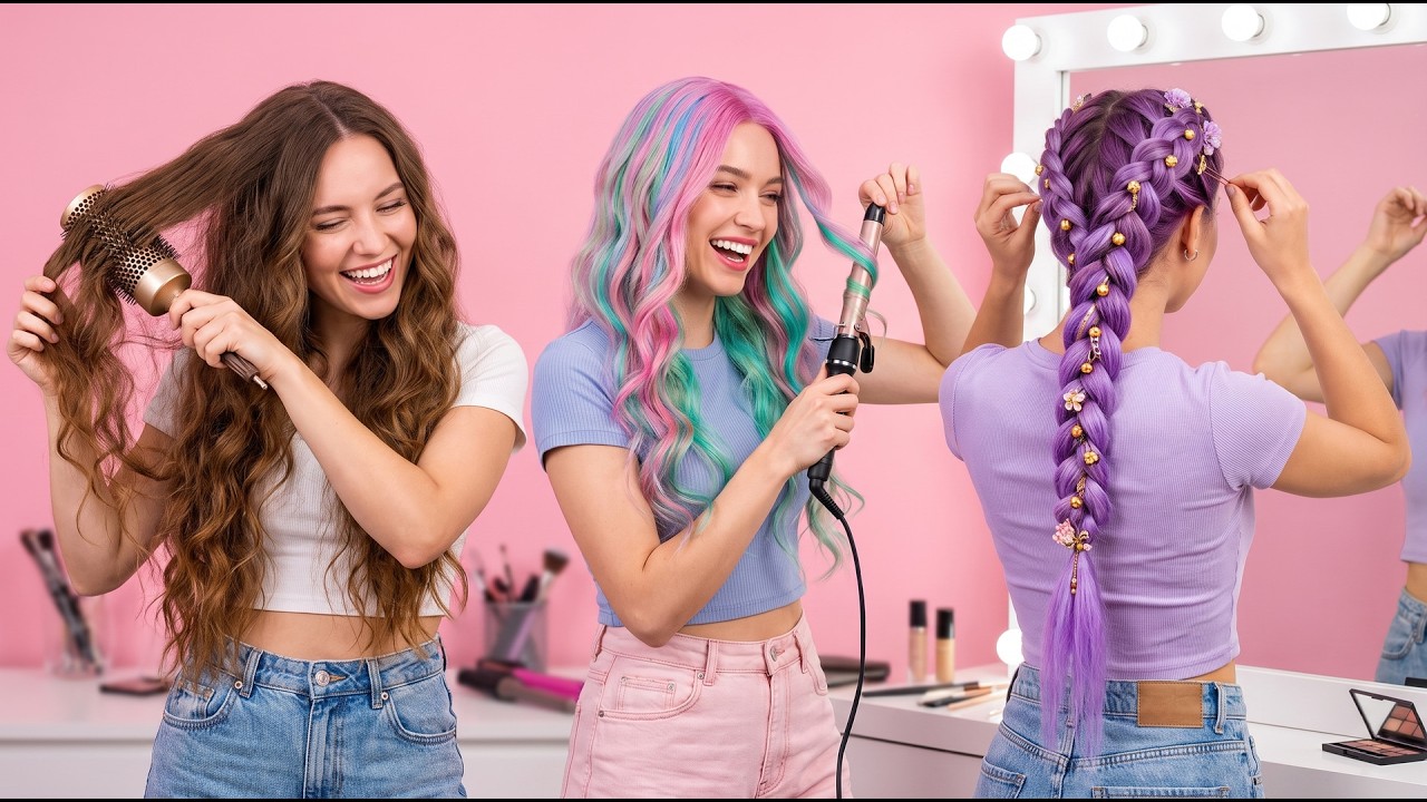 Long VS Short Hair Problems - Crazy Girly Problems with Hair | Thin Hair VS Thick Hair by La La Life