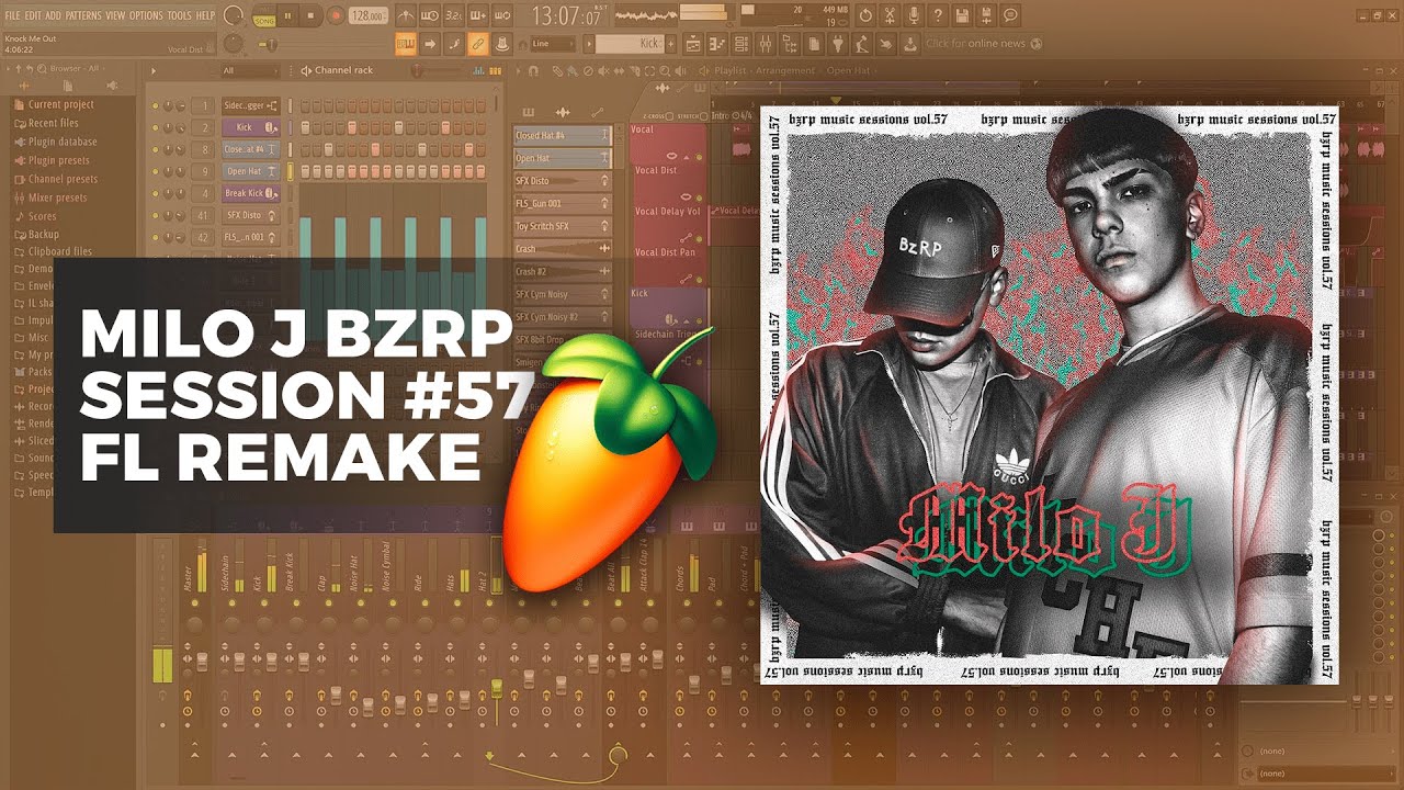 (+FLP) MILO J BZRP Music Sessions #57 [FL STUDIO REMAKE] (prod. by ziLen)
