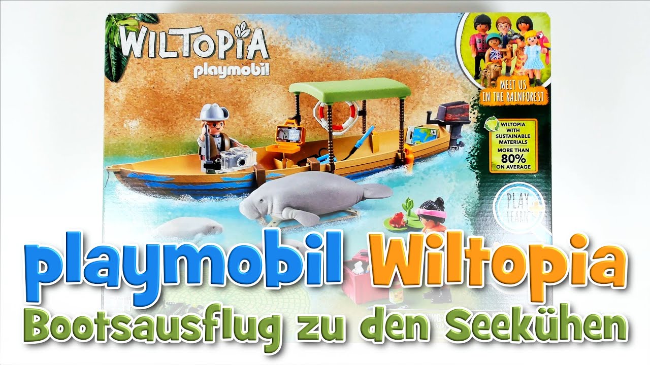 playmobil Wiltopia Bootsausflug zu den Seekühen (71010) | UNBOXING