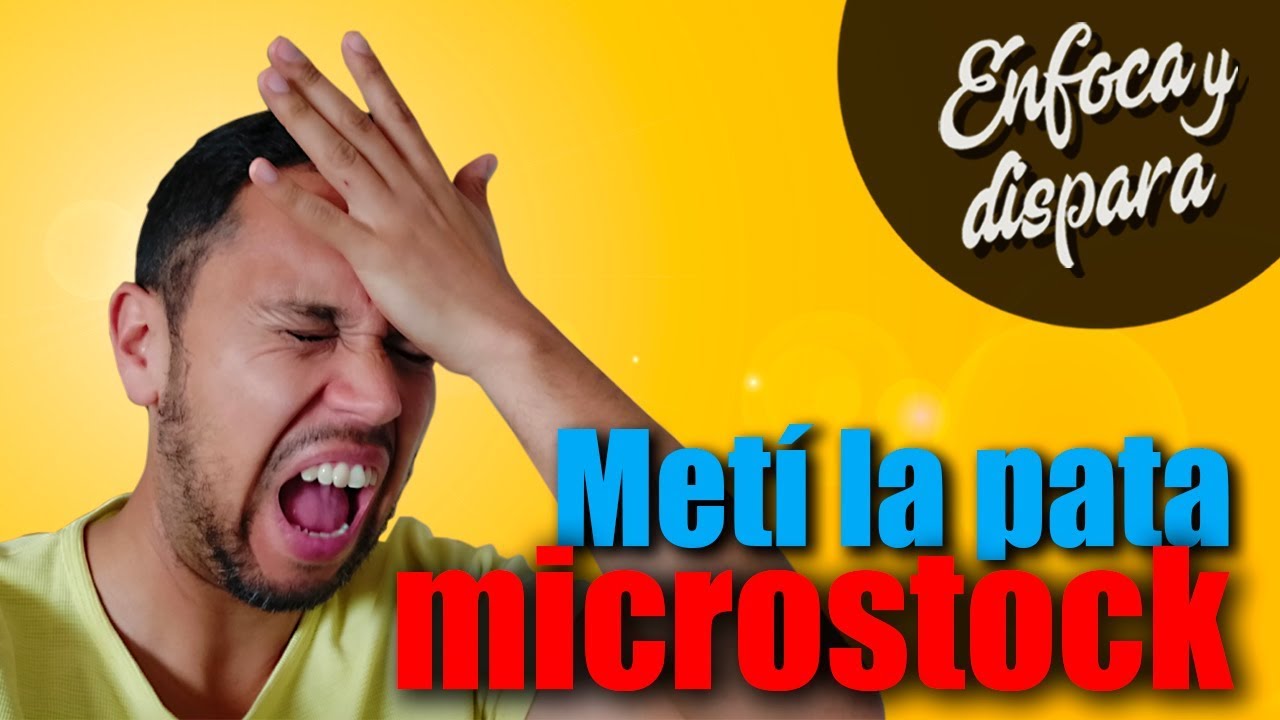 😢😢Me he EQUIVOCADO con el MICROSTOCK😫😫(vivir de la fotografía de stock)