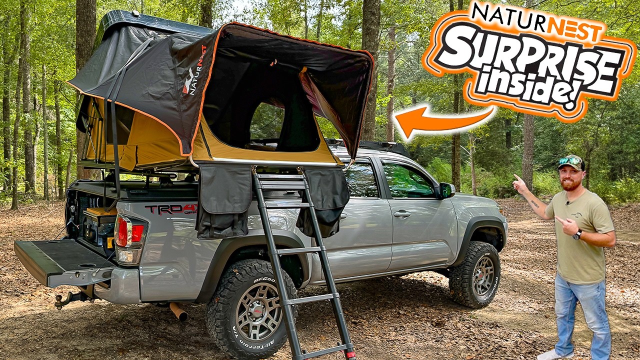 Built In POWER PORTS & More! NEW Compact Rooftop Tent (It's AWESOME)