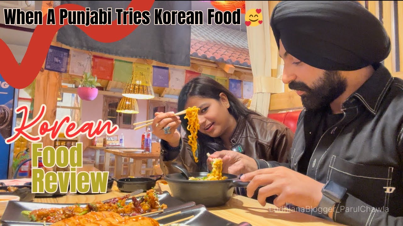 When A Punjabi Guy Goes To Try Korean Restaurant 🙌🏻 || Korean Food Review || #koreanfood #vlog