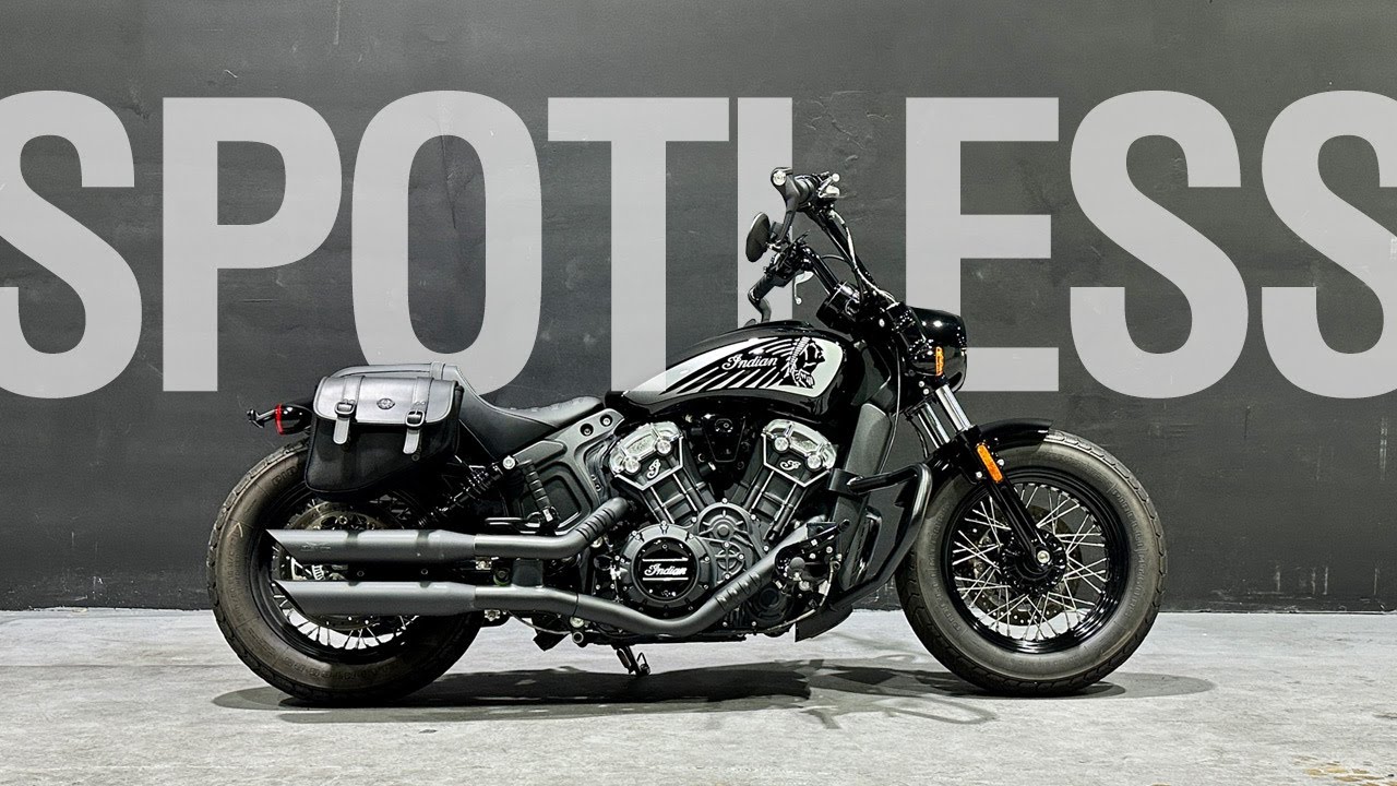 Indian Scout Bobber Twenty 🏍️The Ultimate Wash, Ceramic Coating & Parts Painting
