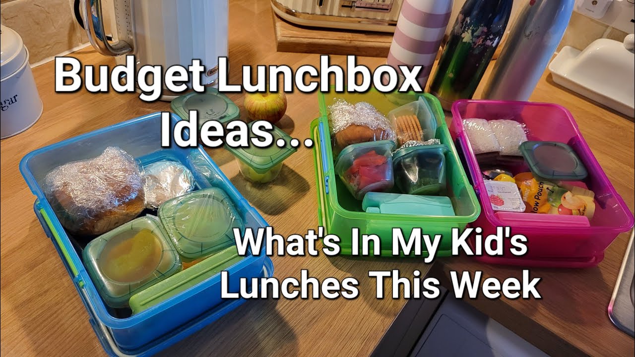 Budget School Lunches | What's In My Children's Lunch | Lunchbox Ideas | Busy Mum Life