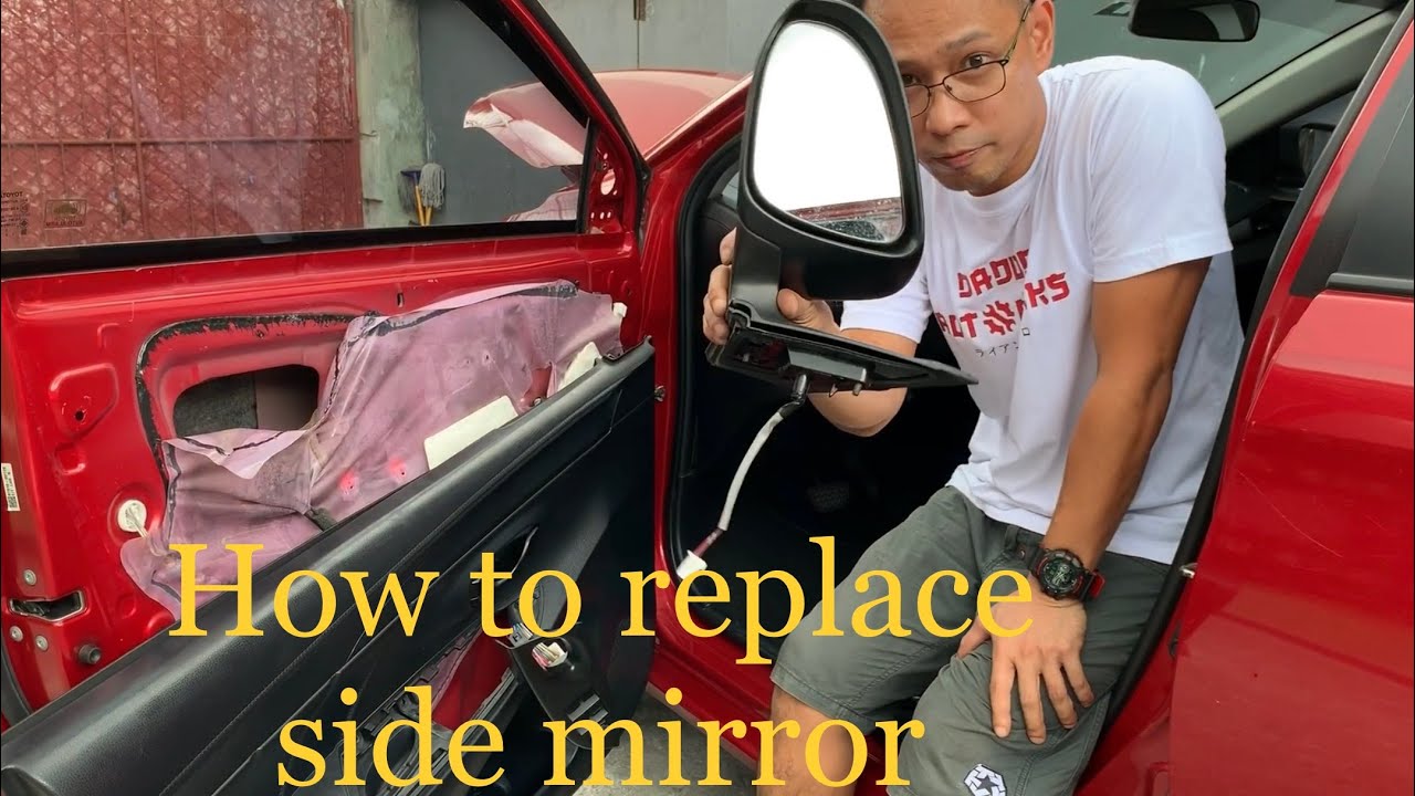 How to replace side mirror for Toyota vios gen 3