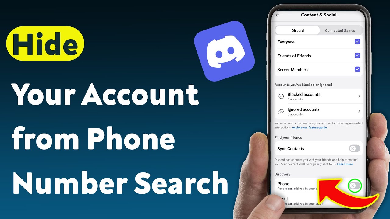 How To Hide Your Discord Account from Phone Number Search (Updated)