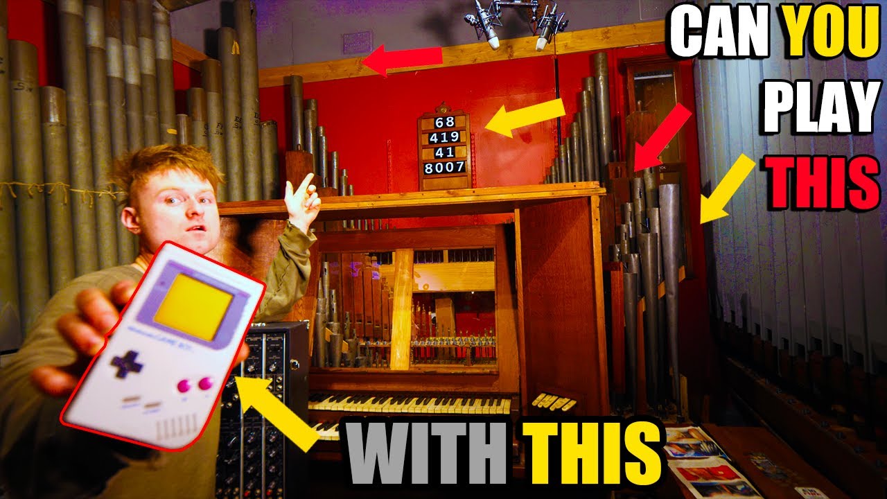 Can You Play A Church Organ With A GAMEBOY? (It works surprisingly well)