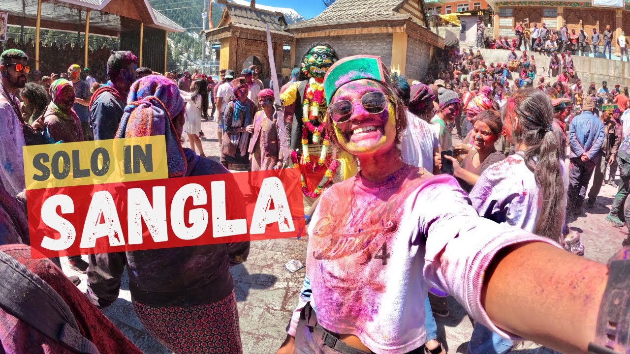 Sangla Holi and driving SOLO to SPITI | Episode 2