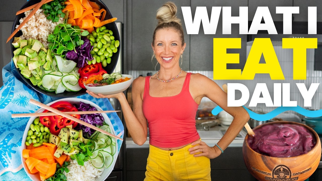 Что я ем в течение дня, чтобы оставаться стройной и энергичной (на растительной основе)