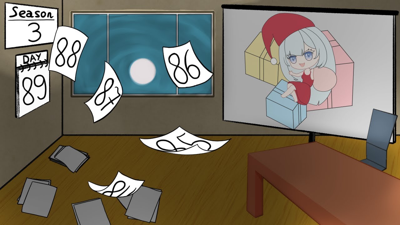 Christmas Illustration: Slow Progress | Day 389 Background Season