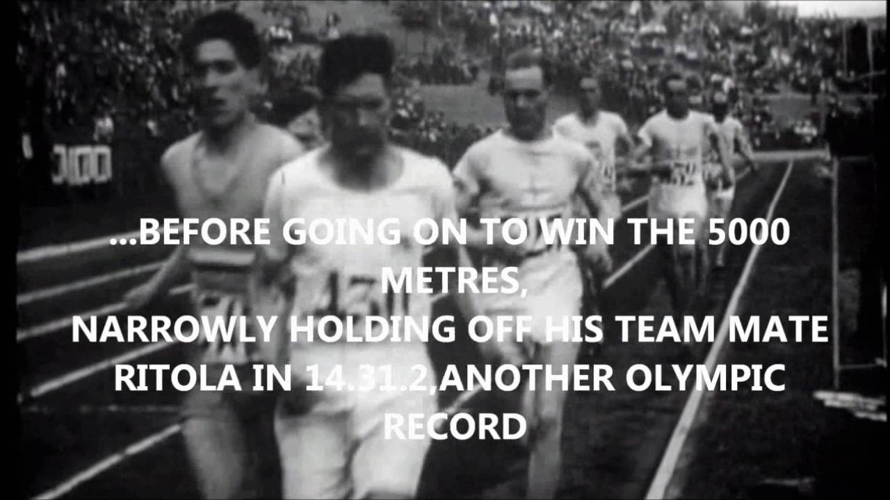Paavo Nurmi 1924 Olympics,Paris 5 Gold Medals
