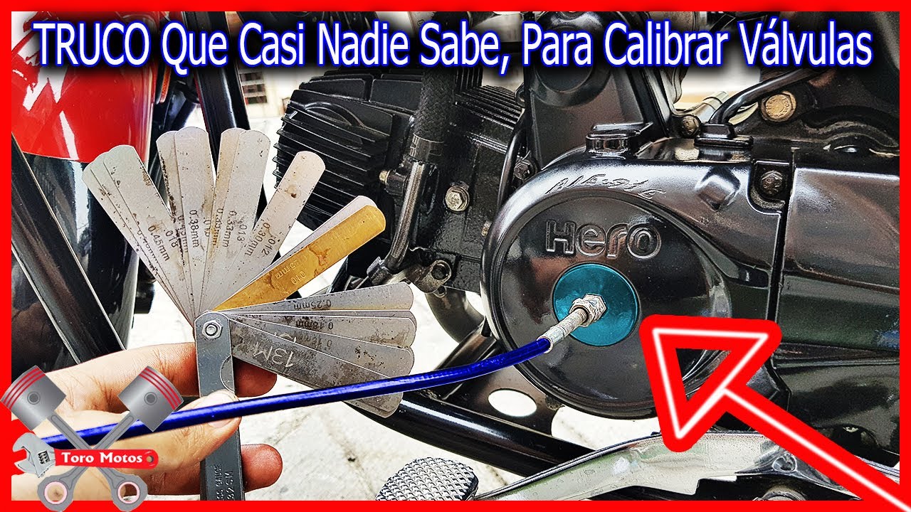 Como Calibrar VÁLVULAS Sin Quitar El TAPÓN Para Tomar El Tiempo